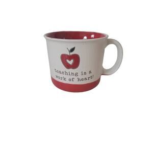 Teachers Mug - "Teaching is a Work of Heart"